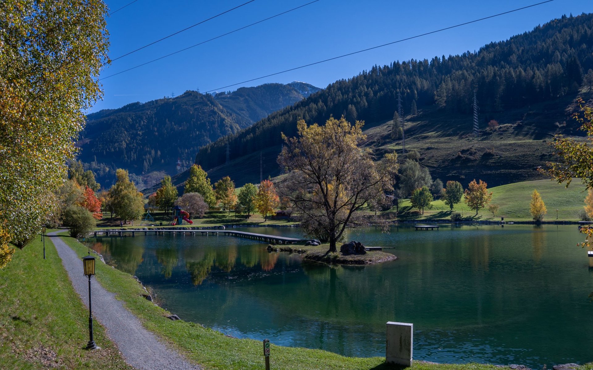 Badesee mit Niederseilgarten