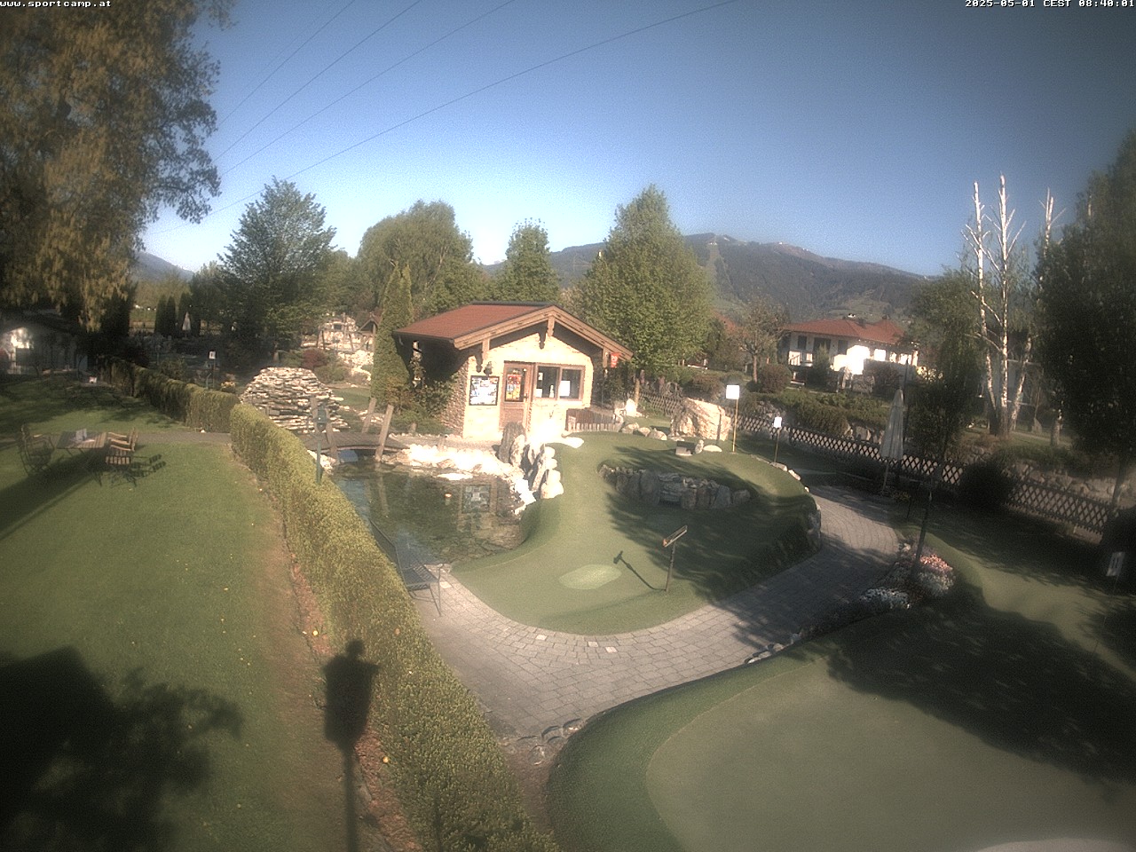 Webcam Abenteuergolf und Terrasse