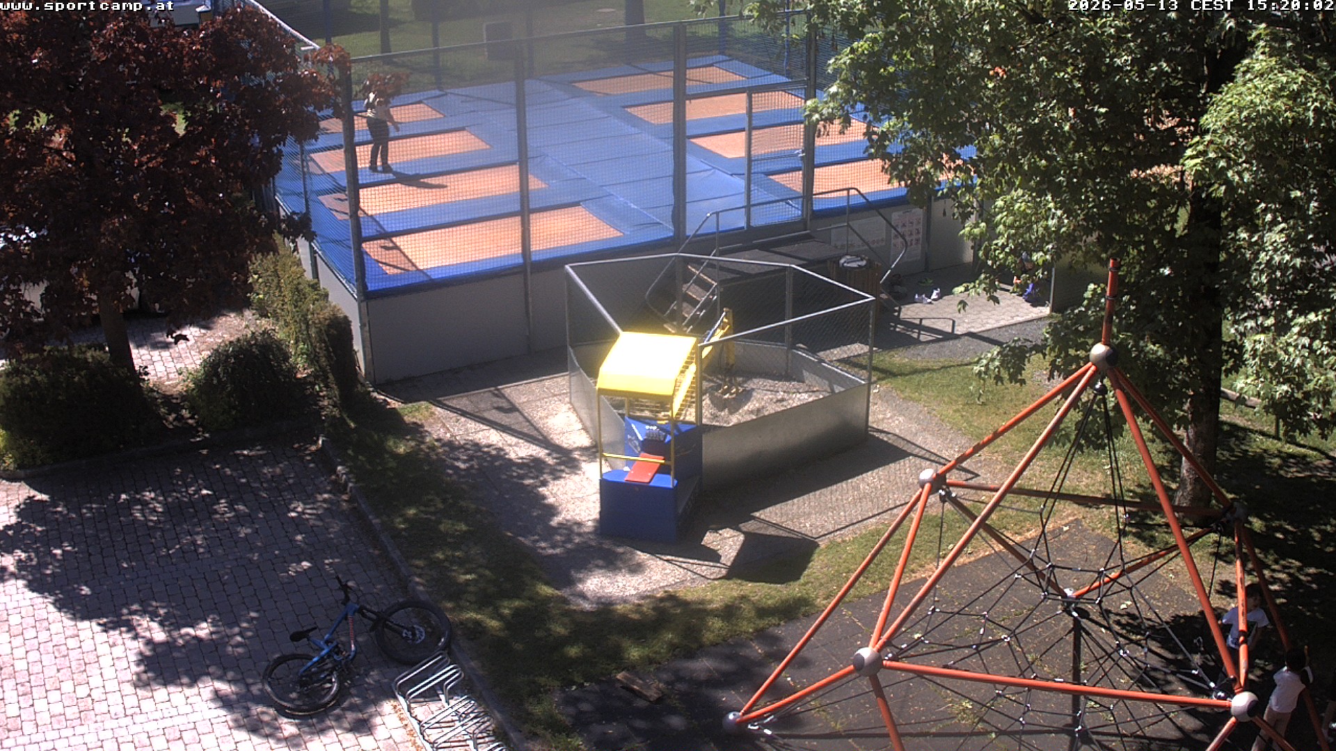 Giant trampoline and camping