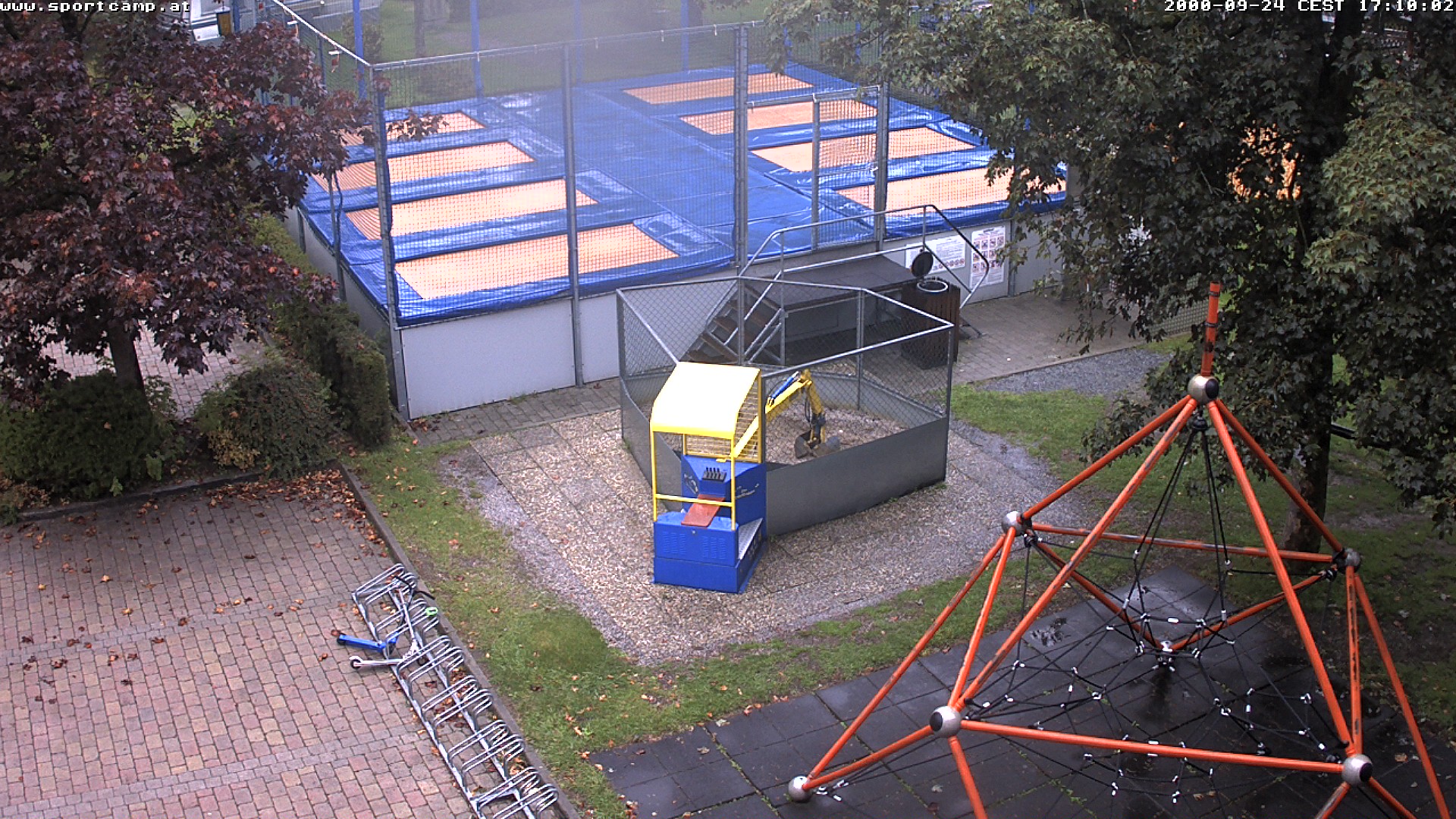 Giant trampoline and camping