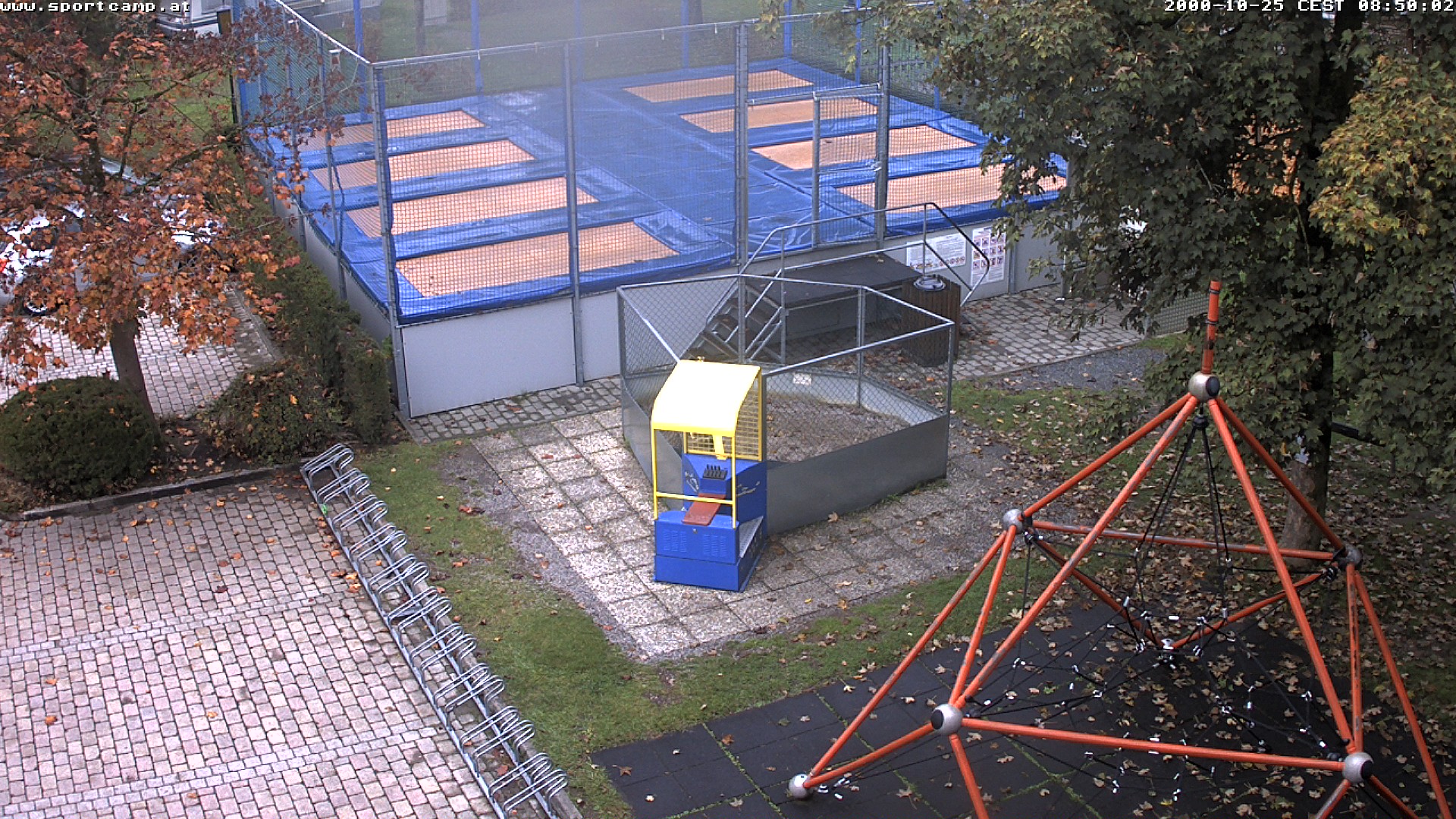 Giant trampoline and camping